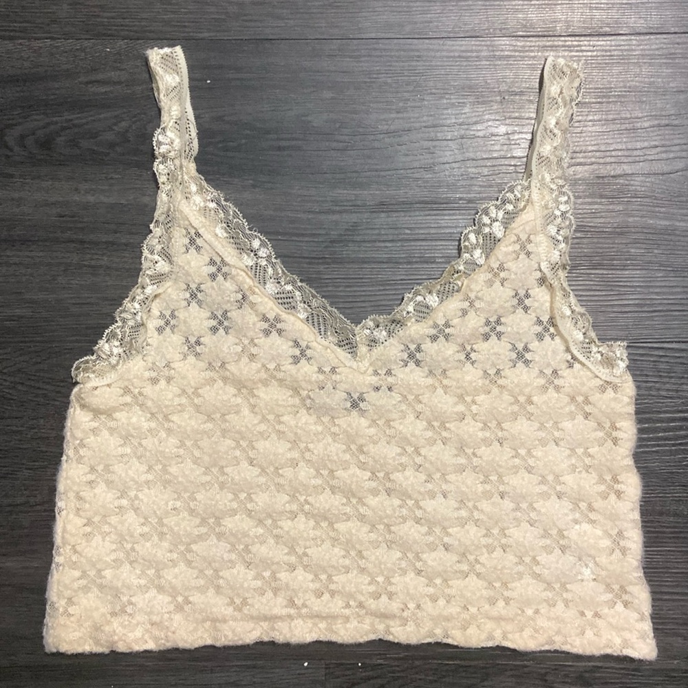 Cream Lace Camisole